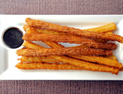 churros with chocolate sauce recipe, churros with chocolate sauce, how to make churros, caribbean cuisine, caribbean food recipes