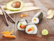 sushi rolls recipes, how to make sushi, caribbean cuisine, caribbean sushi